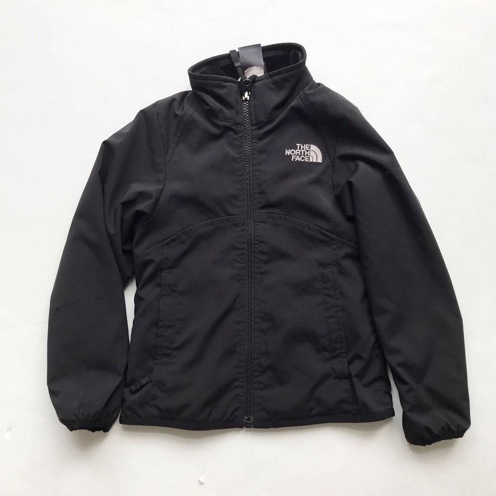 The North Face black plush lined jacket play condition XXS(5T)